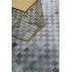 Tapis en polyester rectangle cubisme bleu Physical 2.0 Wecon Home