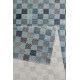 Tapis en polyester rectangle cubisme bleu Physical 2.0 Wecon Home