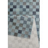 Tapis en polyester rectangle cubisme bleu Physical 2.0 Wecon Home