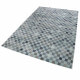 Tapis en polyester rectangle cubisme bleu Physical 2.0 Wecon Home