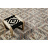 Tapis ethnique pour salon beige doux Passion 2.0 Wecon Home