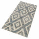 Tapis ethnique pour salon bleu doux Passion 2.0 Wecon Home