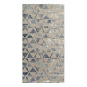 Tapis gris et turquoise géométrique doux Pearl 2.0 Wecon Home