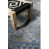 Tapis scandinave géométrique gris et bleu Pleasure 2.0 Wecon Home