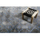 Tapis scandinave géométrique gris et bleu Pleasure 2.0 Wecon Home