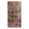 Tapis scandinave géométrique gris et orange Pleasure 2.0 Wecon Home