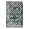 Tapis scandinave géométrique gris et turquoise Pleasure 2.0 Wecon Home