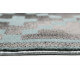 Tapis scandinave géométrique gris et turquoise Pleasure 2.0 Wecon Home