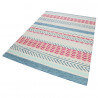 Tapis rayé tissé main multicolore Pastella