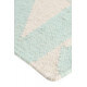 Tapis vert d'eau kilim pour salon Light Mellow