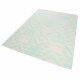 Tapis vert d'eau kilim pour salon Light Mellow