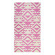 Tapis rose kilim pour salon Pink Mellow