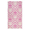 Tapis rose kilim pour salon Pink Mellow