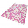 Tapis rose kilim pour salon Pink Mellow