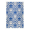 Tapis bleu kilim pour salon Blue Mellow