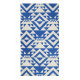 Tapis bleu kilim pour salon Blue Mellow