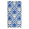 Tapis bleu kilim pour salon Blue Mellow