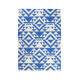 Tapis bleu kilim pour salon Blue Mellow