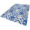 Tapis bleu kilim pour salon Blue Mellow