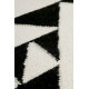 Tapis noir kilim pour salon Black Mellow