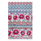 Tapis floral en laine multicolore Pink Poppy