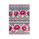 Tapis floral en laine multicolore Pink Poppy