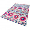 Tapis floral en laine multicolore Pink Poppy