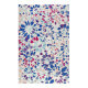 Tapis en laine bleu marine floral Kaleidoscopes