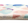 Tapis en laine bleu marine floral Kaleidoscopes