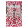 Tapis rose en laine kilim Love Vintage