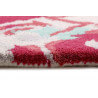 Tapis rose en laine kilim Love Vintage