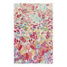 Tapis multicolore en laine floral Splash Bouquet