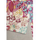 Tapis multicolore en laine floral Splash Bouquet