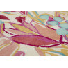 Tapis multicolore en laine floral Splash Bouquet