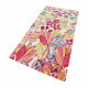 Tapis multicolore en laine floral Splash Bouquet