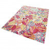 Tapis multicolore en laine floral Splash Bouquet