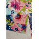 Tapis anglais floral à courtes mèches multicolore Bloom Kingdom