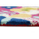 Tapis anglais floral à courtes mèches multicolore Bloom Kingdom