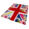 Tapis anglais floral à courtes mèches multicolore Bloom Kingdom