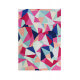 Tapis graphique multicolore en laine Triangulum