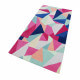 Tapis graphique multicolore en laine Triangulum