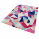 Tapis graphique multicolore en laine Triangulum