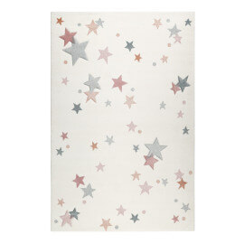 Tapis pour chambre enfant étoilé blanc Jonne Esprit Home