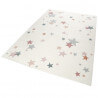 Tapis pour chambre enfant étoilé blanc Jonne Esprit Home