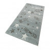 Tapis pour chambre enfant argenté Yoda Esprit Home