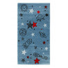 Tapis pour chambre enfant bleu Yoda Esprit Home