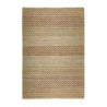 Tapis en jute brun pour chambre uni Zigzag Nature Esprit Home