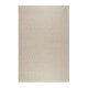 Tapis uni beige en laine plat Esprit Home Lotte Kelim