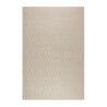 Tapis uni beige en laine plat Esprit Home Lotte Kelim