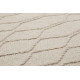 Tapis uni beige en laine plat Esprit Home Lotte Kelim